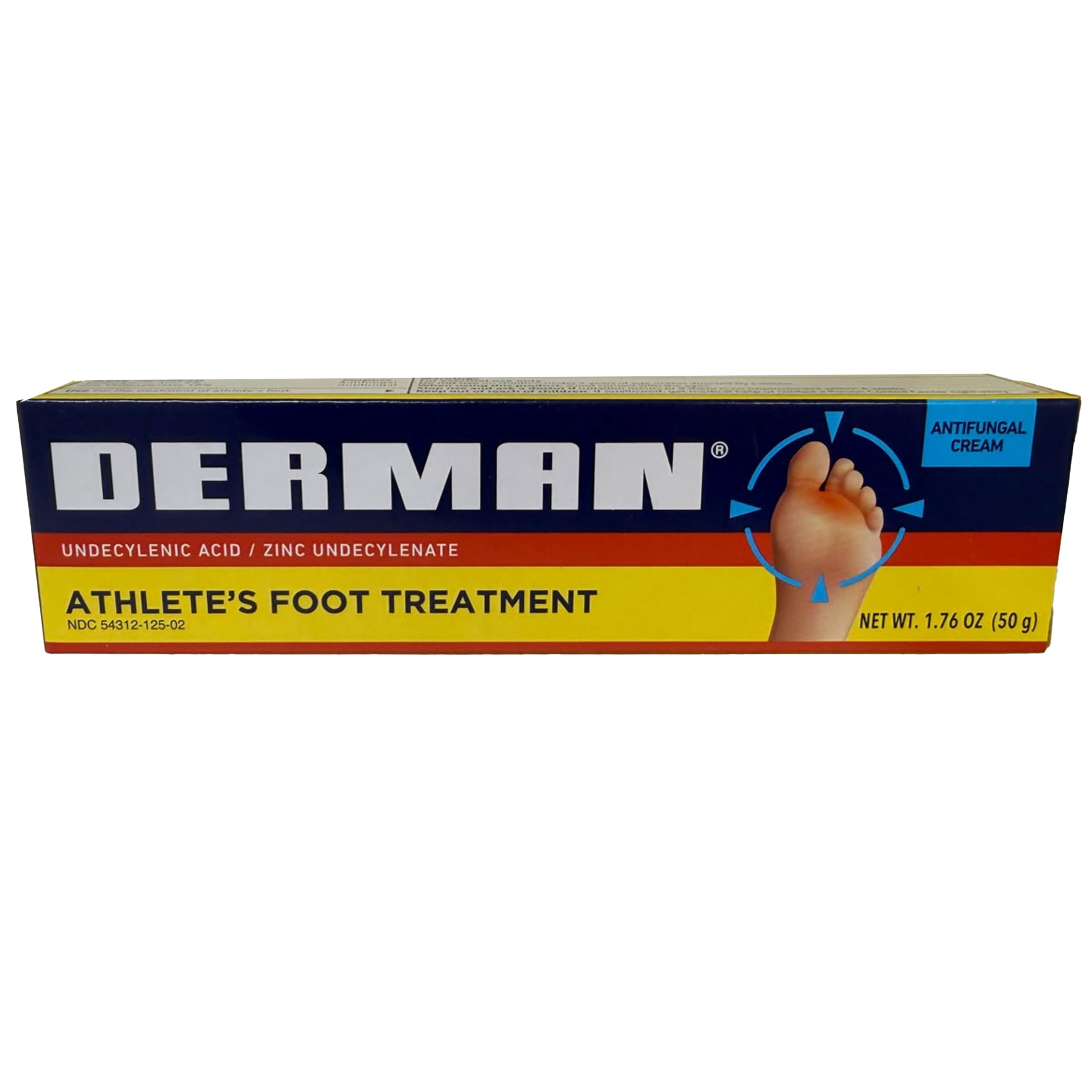 Amazon.com : 6pk - Derman - Antifungal Cream - 1.76oz : Athletes