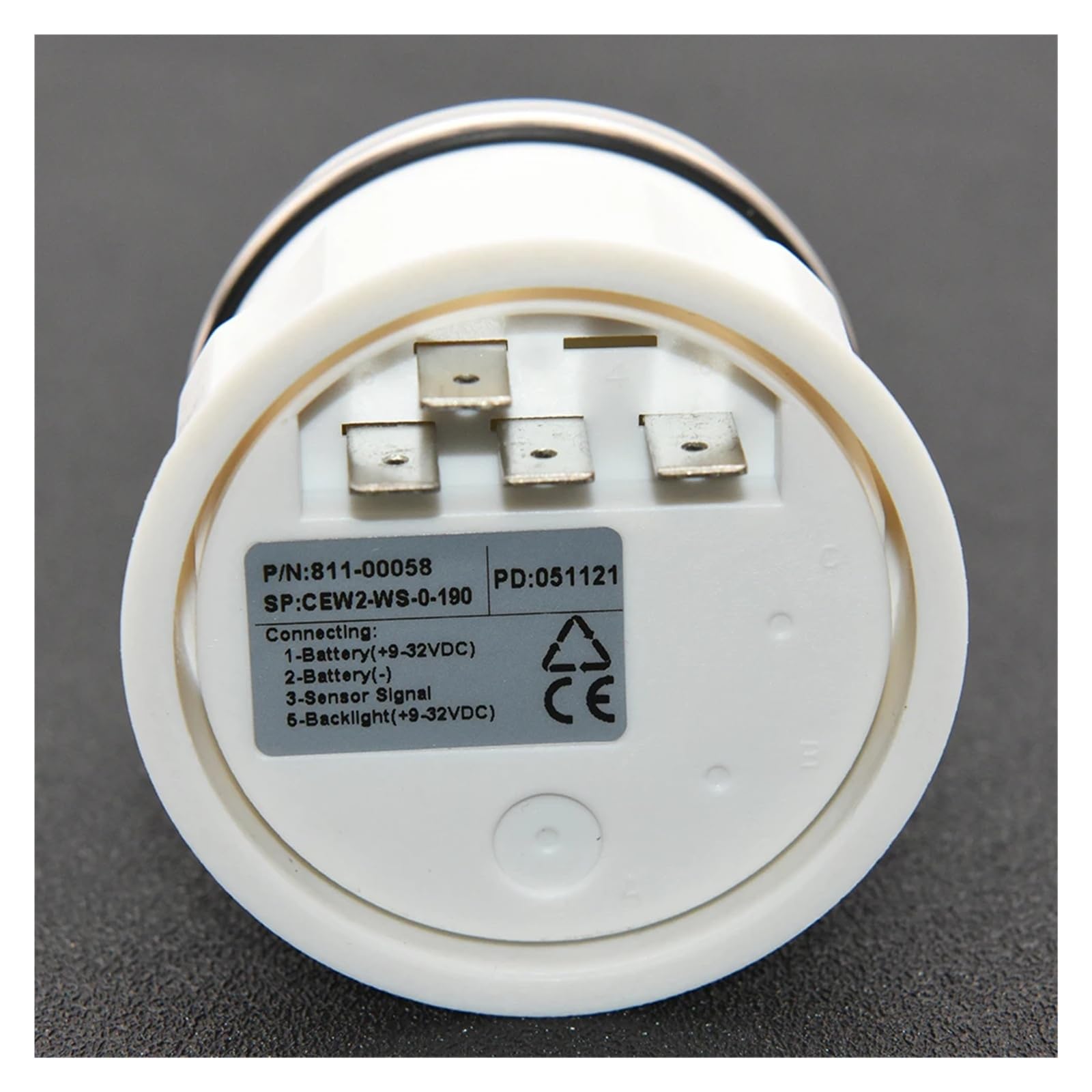 Cyfrowy wskaźnik poziomu wody 2 "52 mm z czerwonym podświetleniem LED 0-190ohm Wskaźnik poziomu wody w zbiorniku do samochodu RV łodzi Stabilne wyjście(240-33ohm WS)