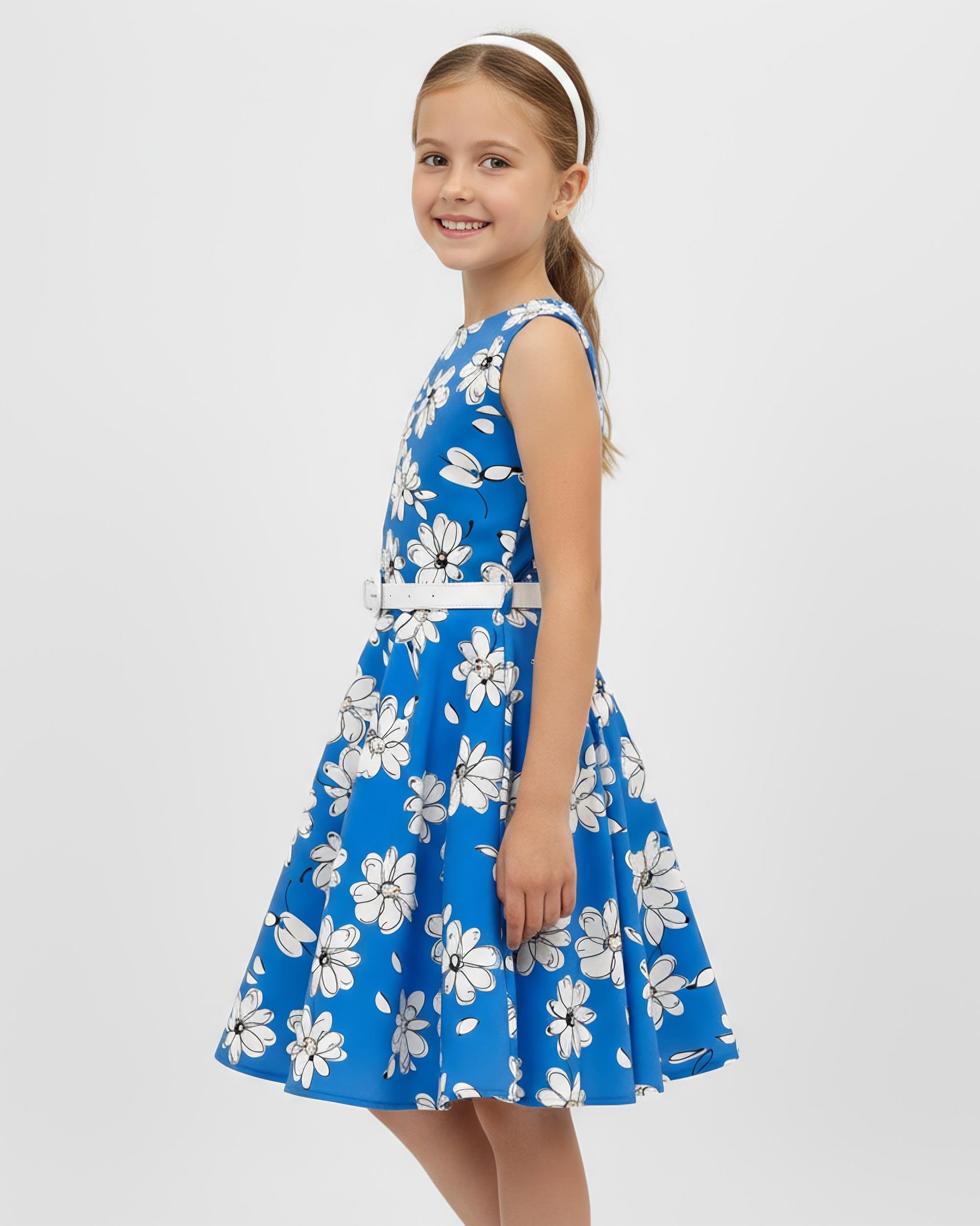 BlackButterfly Kinder 'Audrey' Vintage Kleid im 50er-Jahre-Stil