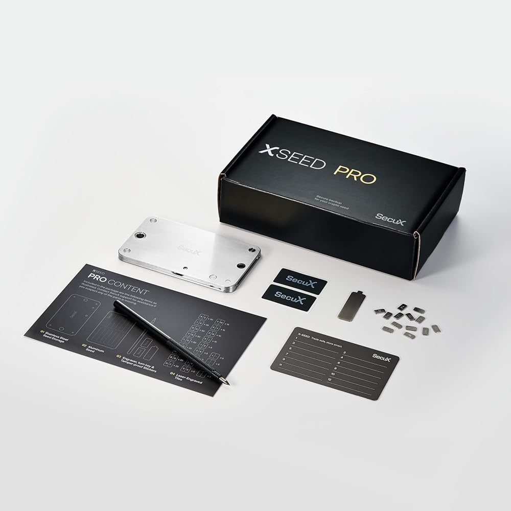 SecuX & ndash; XSEED Pro - Plaque en acier de Haiti | Ubuy