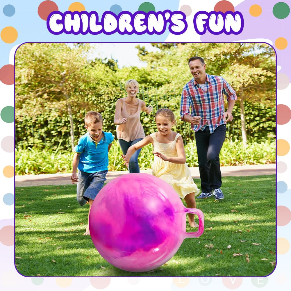 Pallone da Salto, Planet Palla da salto, Spazio Tramoggia con Pompa, per bambini dai 3 agli 8 anni, diametro 45 cm, Rosa Viola