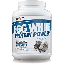 Per4m 100% Pure Free Range Egg White Protein Powder | High Protein Shake with Added MCTs | Gut Friendly, Lactose-Free & Essential Amino Acids 1.8kg, Cookies N Creme