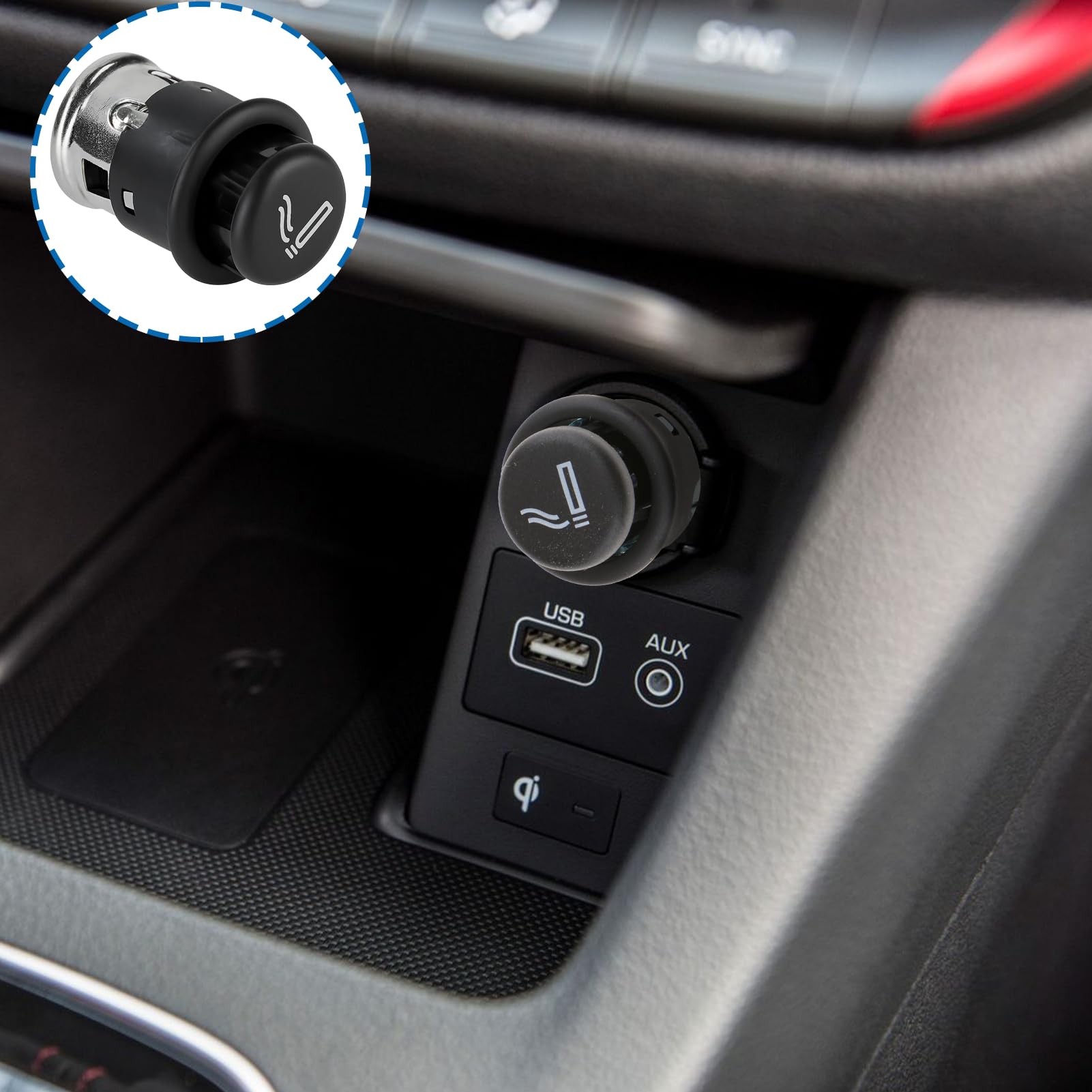 12V Zigarettenanzünder Stecker - Universeller Ersatzstecker Für Fahrzeuge, Boote, ATV