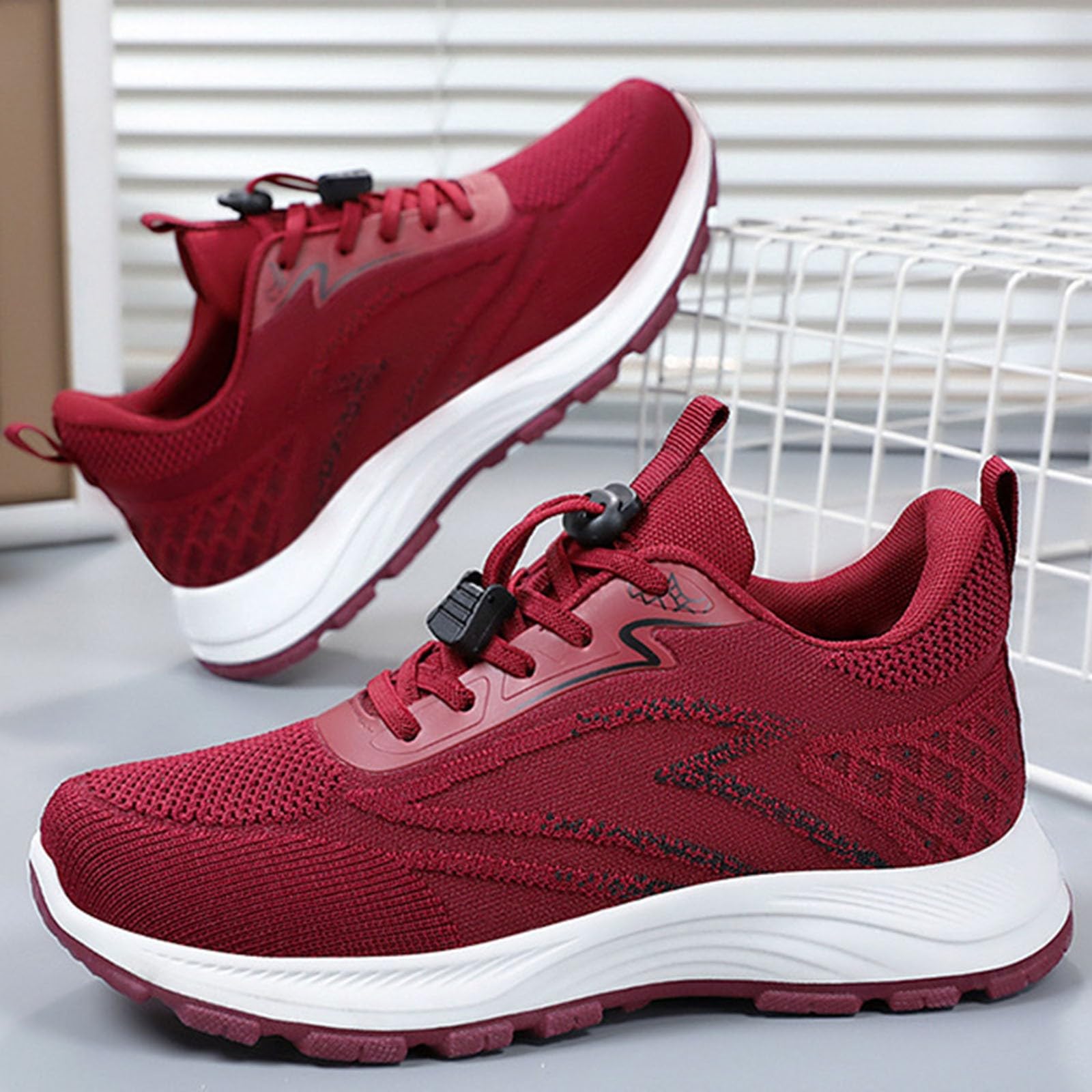 Scarpe Ortopediche Donna, Sneakers comode, Plantare anatomico, Memory Foam, pianta Larga, Antiscivolo, per Lavoro, Camminata, Palestra, Fitness