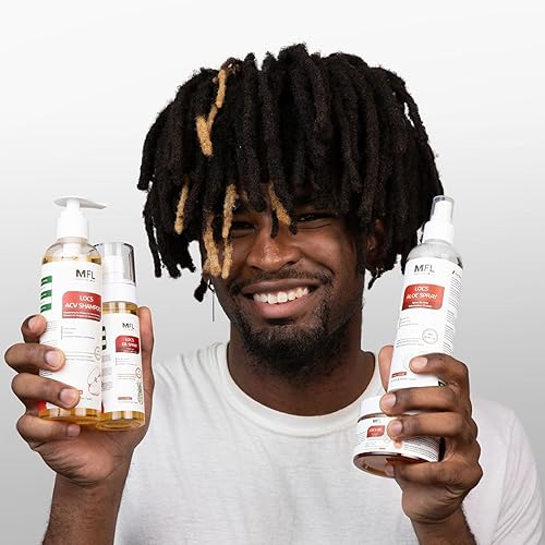 Miniatura 8 de Made For Locs Pomada para peinar con firmeza Retwisting  Gel  4 oz (Blueberry)