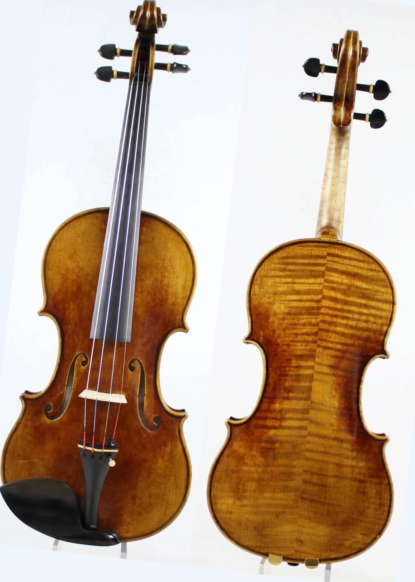 Violine Europäischer Holzlack Performance Violine 4/4 Ebenholz Brasilholz