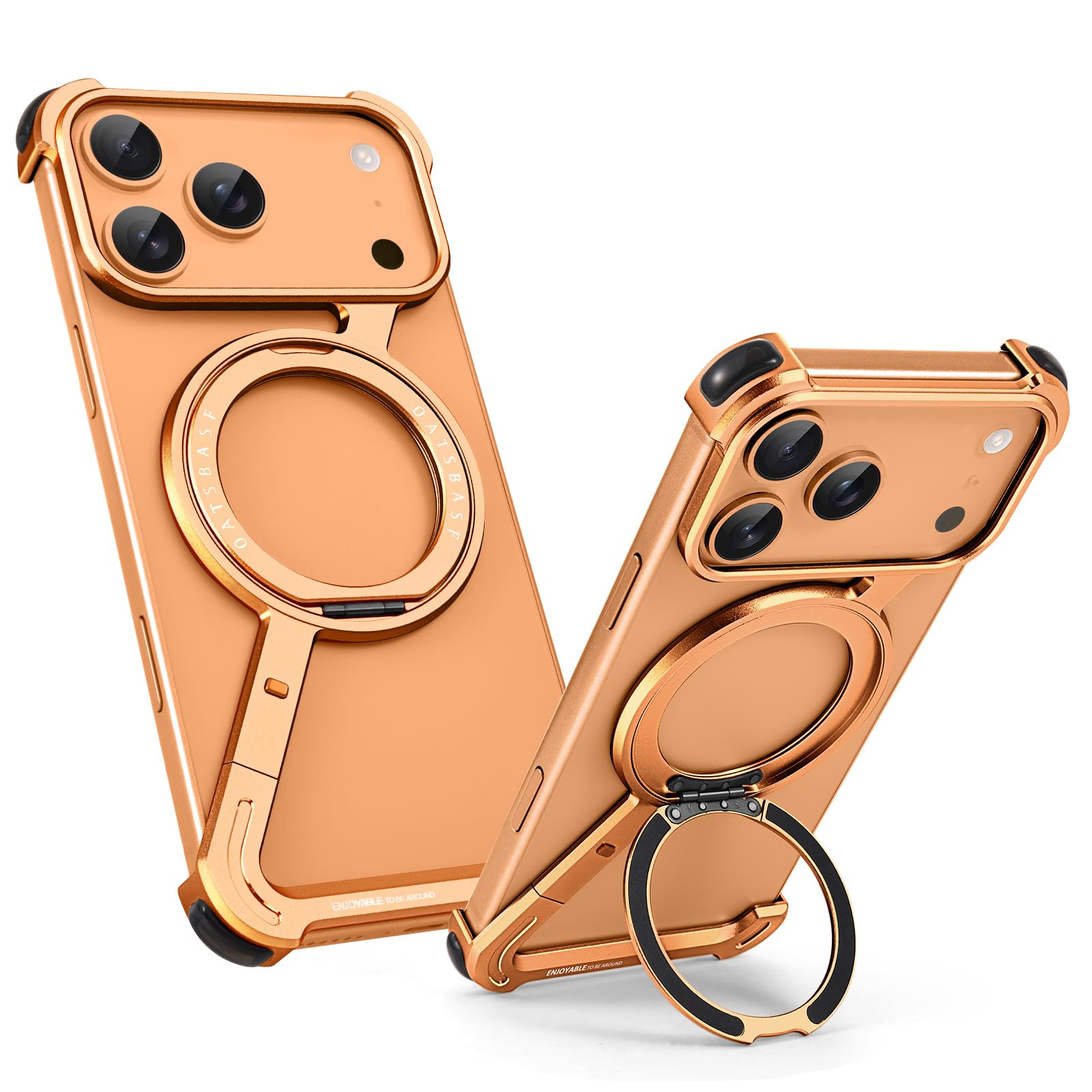 Amazon.com: OATSBASF Minimalist Metal Phone Case for iPhone 17 Pro