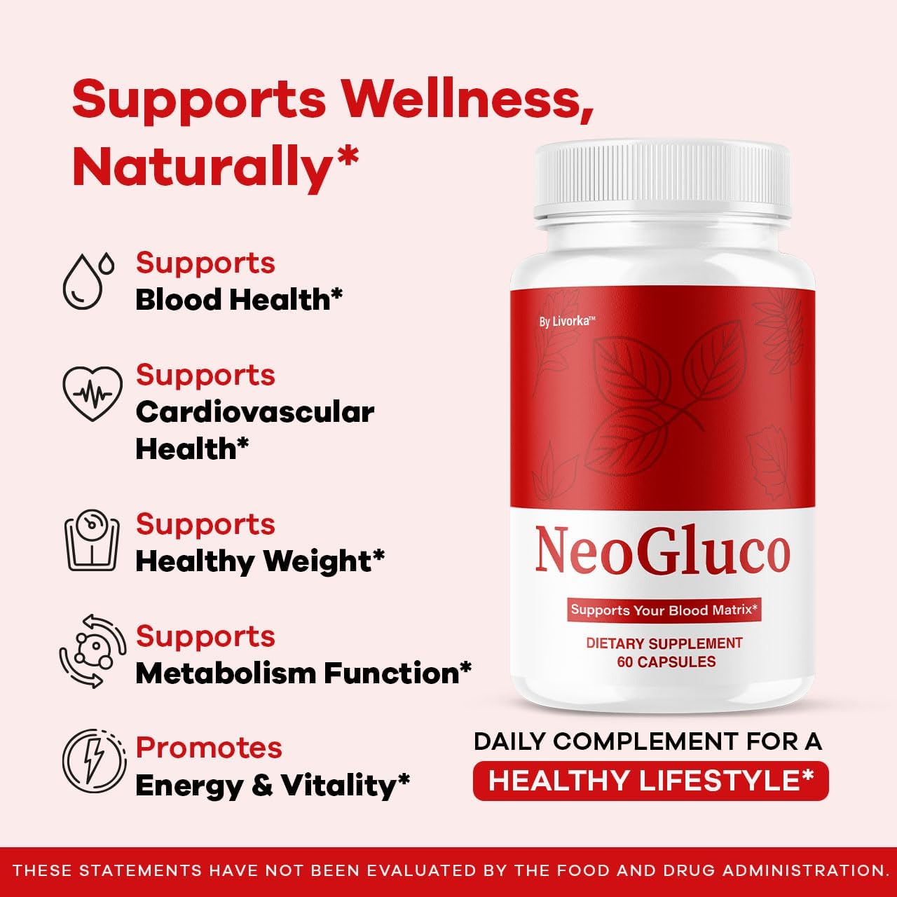 Neo Gluco Supplement Capsules - Official NeoGluco Advanced Formula Supplement Pills - Maximum Strength, Alll Natural Multivitamin Support Health & Wellness Reviews, 60 Capsules for 1 Month - Image 3