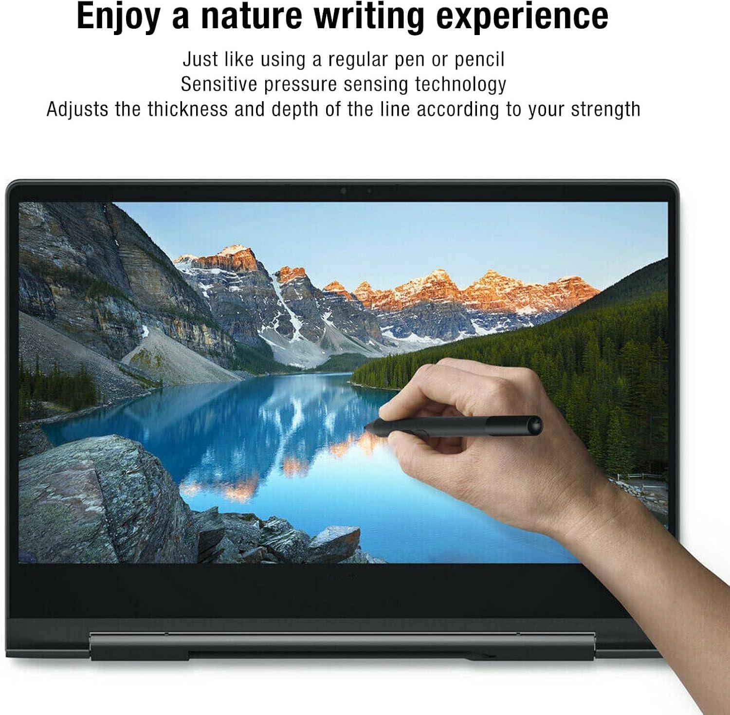 Active Stylus Pen PN350M, kompatibel mit Latitude 3190 2-in-1, 5400, 5491, 7300, 7390, 7600 Laptops und Tablets