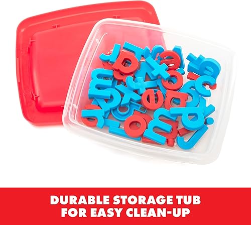 Miniatura 5 de Educational Insights Alfaimanes minúsculas codificados por colores juego de 42 imanes ABC letras magnéticas minúsculas alfabeto magnético a partir