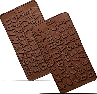 Vista 8 de Anaeat Moldes de silicona desmontables para chocolate, juego de 4 moldes de silicona flexibles y antiadherentes para barras de proteína y energía