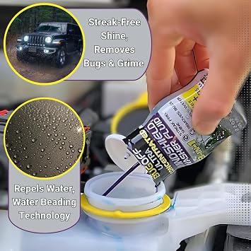 BUGOFF Windshield Washer Fluid Ultra-Concentrated