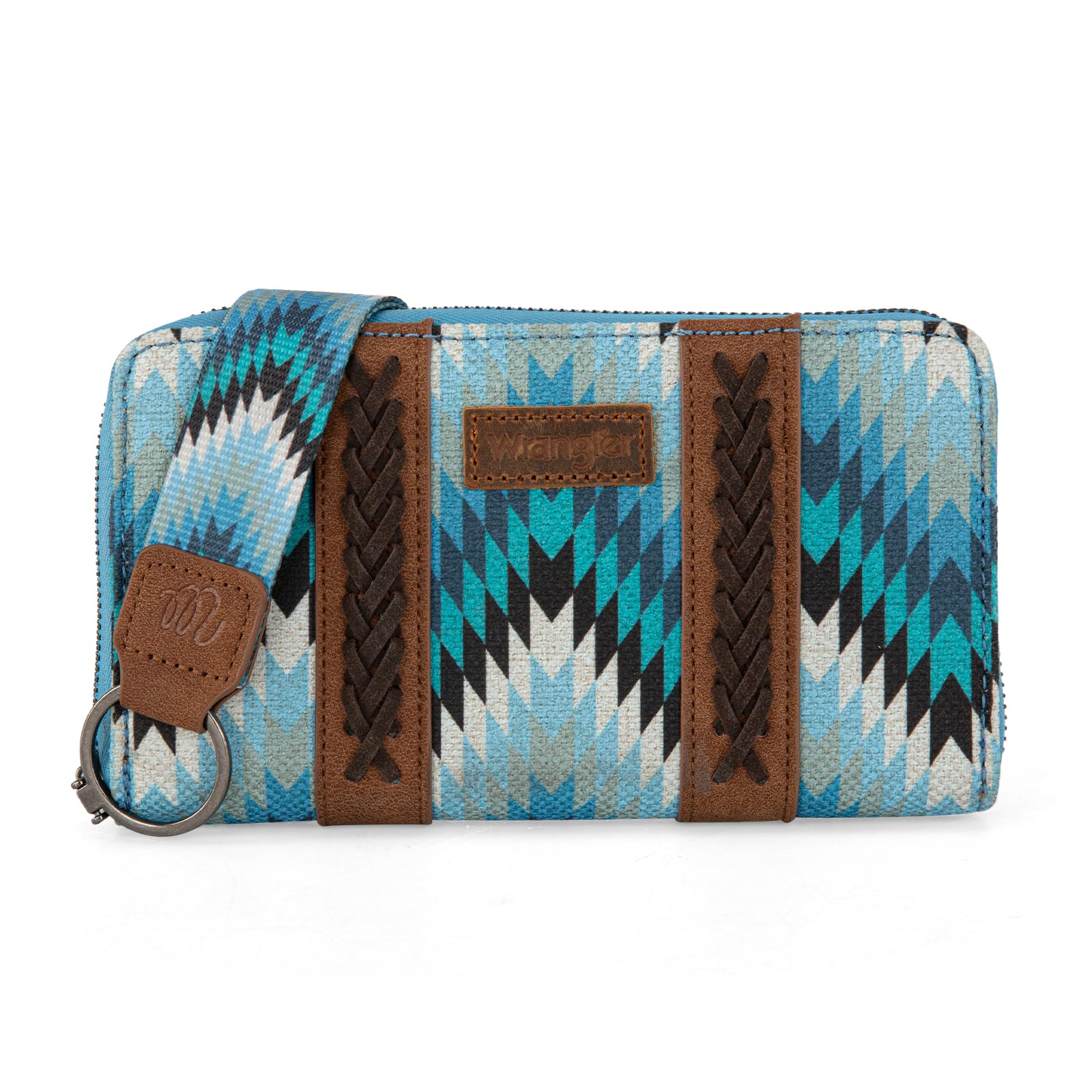 Wrangler Wallet Wristlet Aztec Clutch Long Purse Boho Credit Card Holder Wallet