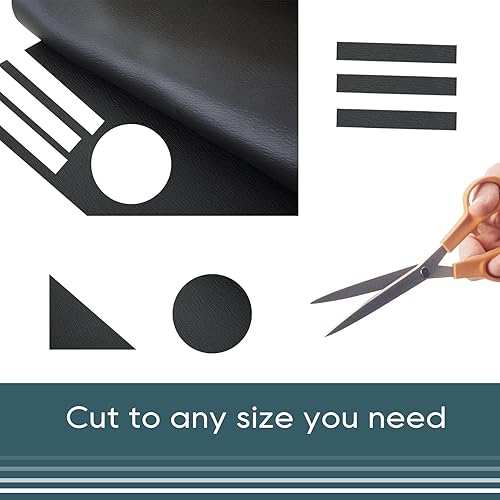 Miniatura 20 de NATGAI Esponja de neopreno con lámina de goma de espuma adhesiva de 1/4 pulgadas de grosor x 12 pulgadas de ancho x 54 pulgadas de largo, cortado a