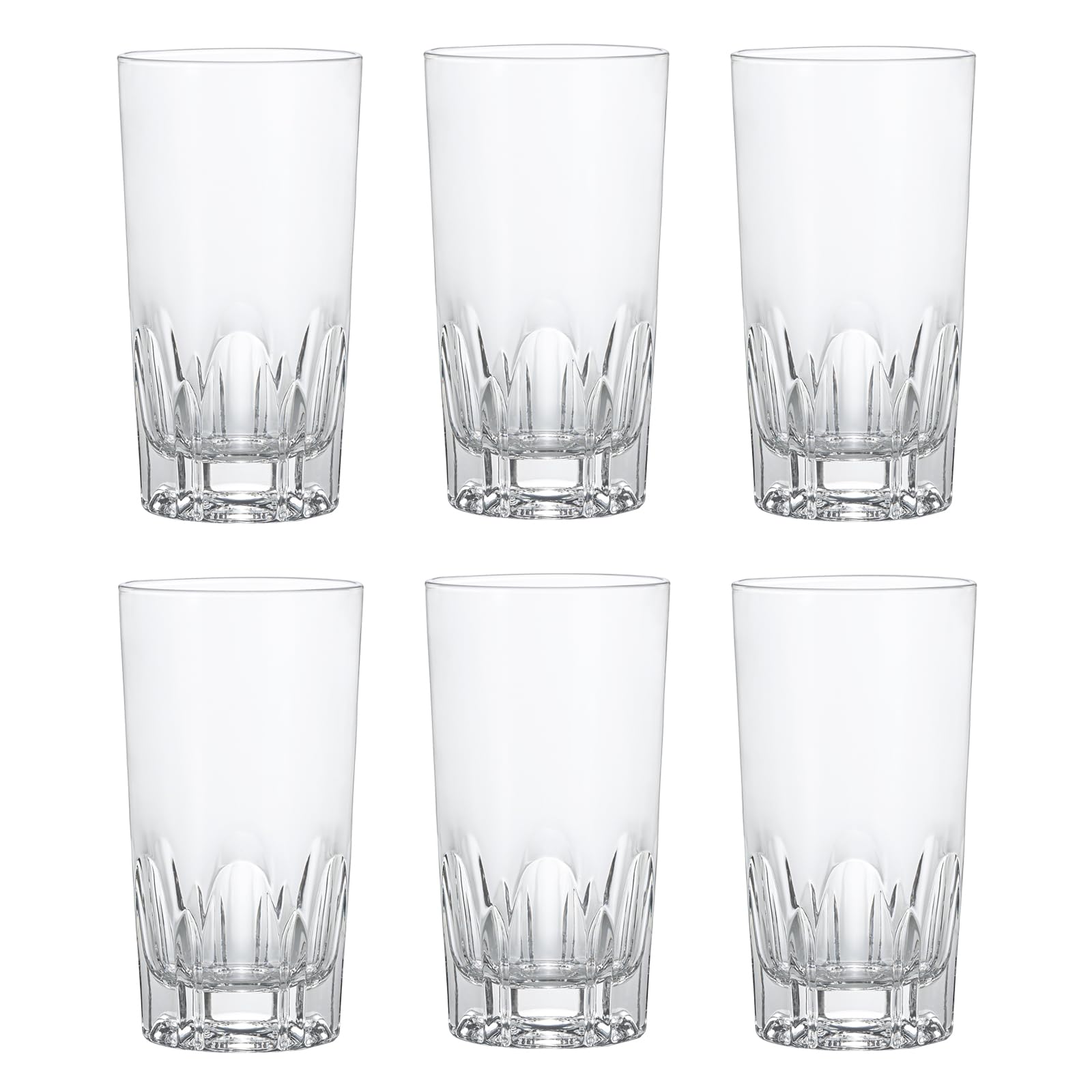 Ulster 300 Highball Glass Set – 6pc Clear