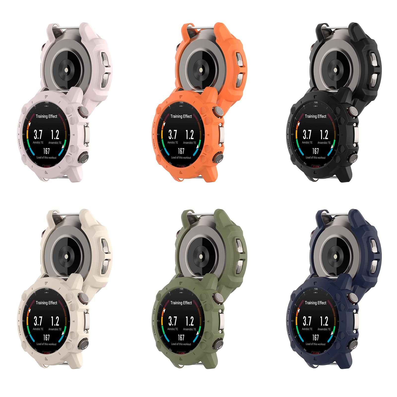 Acadeny[2-Pezzi] Custodia compatibile con Amazfit falcon, Cover Nero, [Antimacchia] [Resistente ai graffi] Custodia protettiva in TPU ultrasottile per falcon
