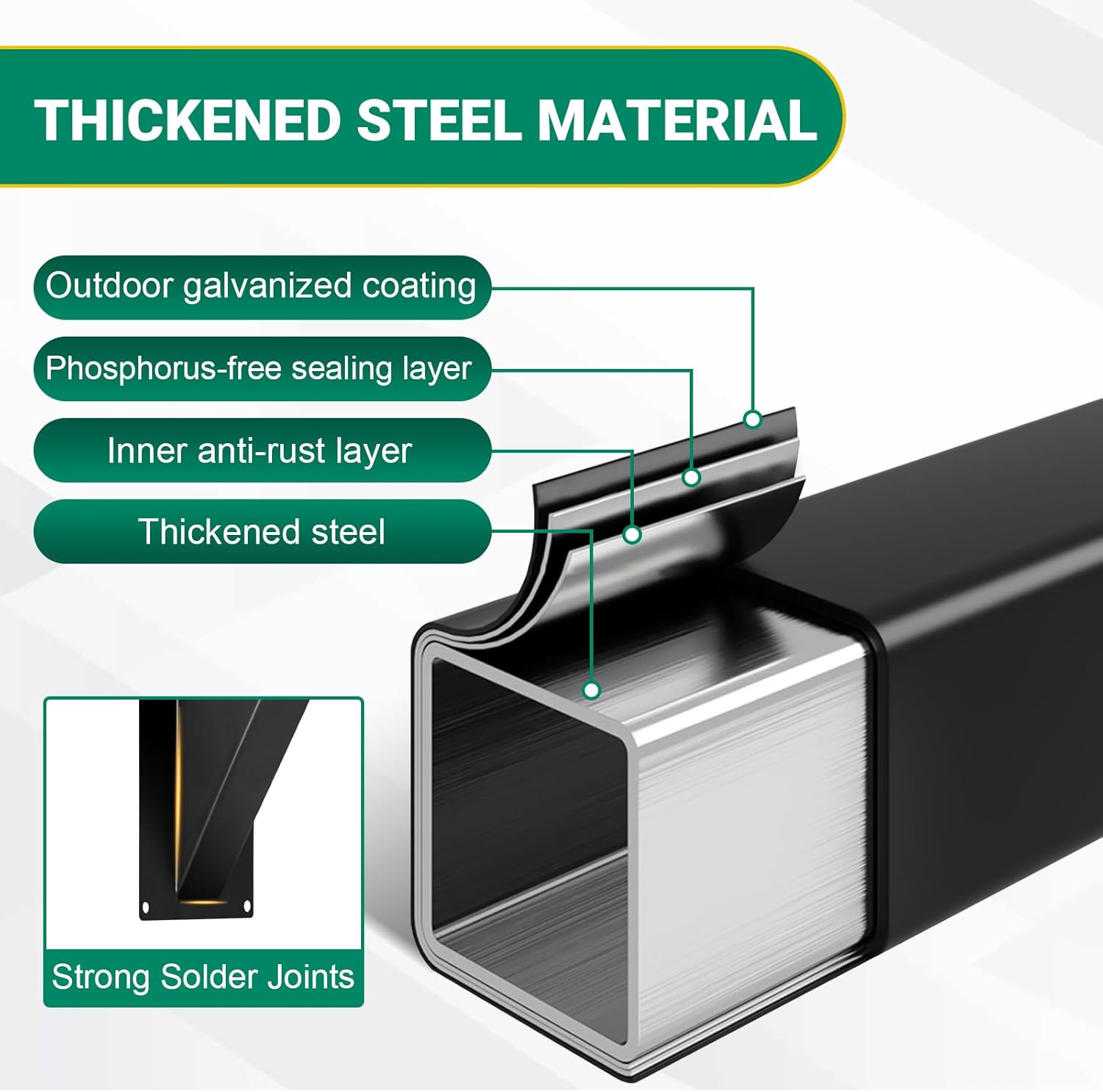 4''X4'' (Actual: 3.2''X3.2'') 45 Degree Angle Support Bracket 2pcs, Heavy Duty Pergola Brackets for Gazebos, Porches, Wood Post and Beam 45 Degree Bracket