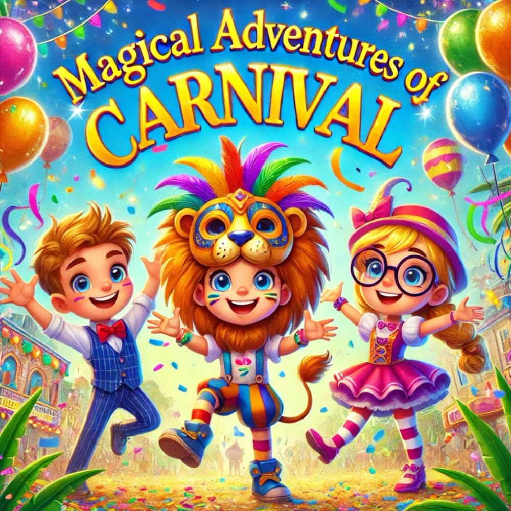 Magical Adventures of Carnival - Friendship, Honesty, Courage Carnival stories!: A Coloring Book with 15 Carnival Italian stories to Read, Color, and Enjoy!