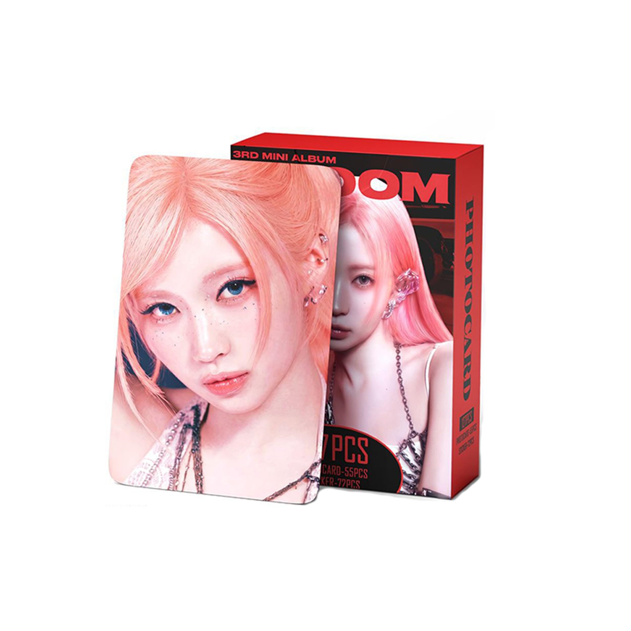 KPOP 127Pcs BABYMONSTER Photocards 55Pcs Lomo Cards Stickers 72Pcs