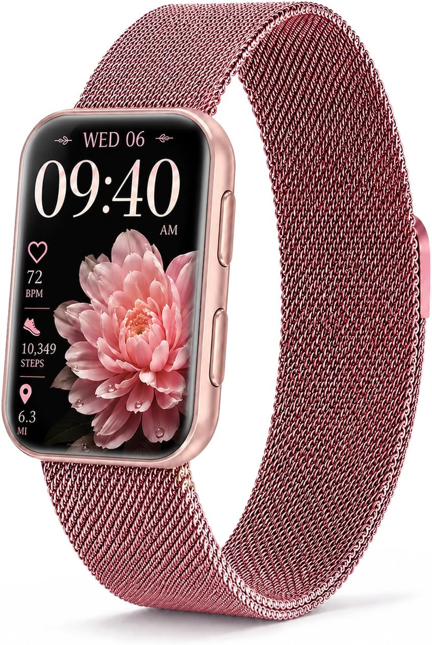 MorePro Fitness Tracker for Women Men, Heart Rate, Blood Pressure, 2 Bands