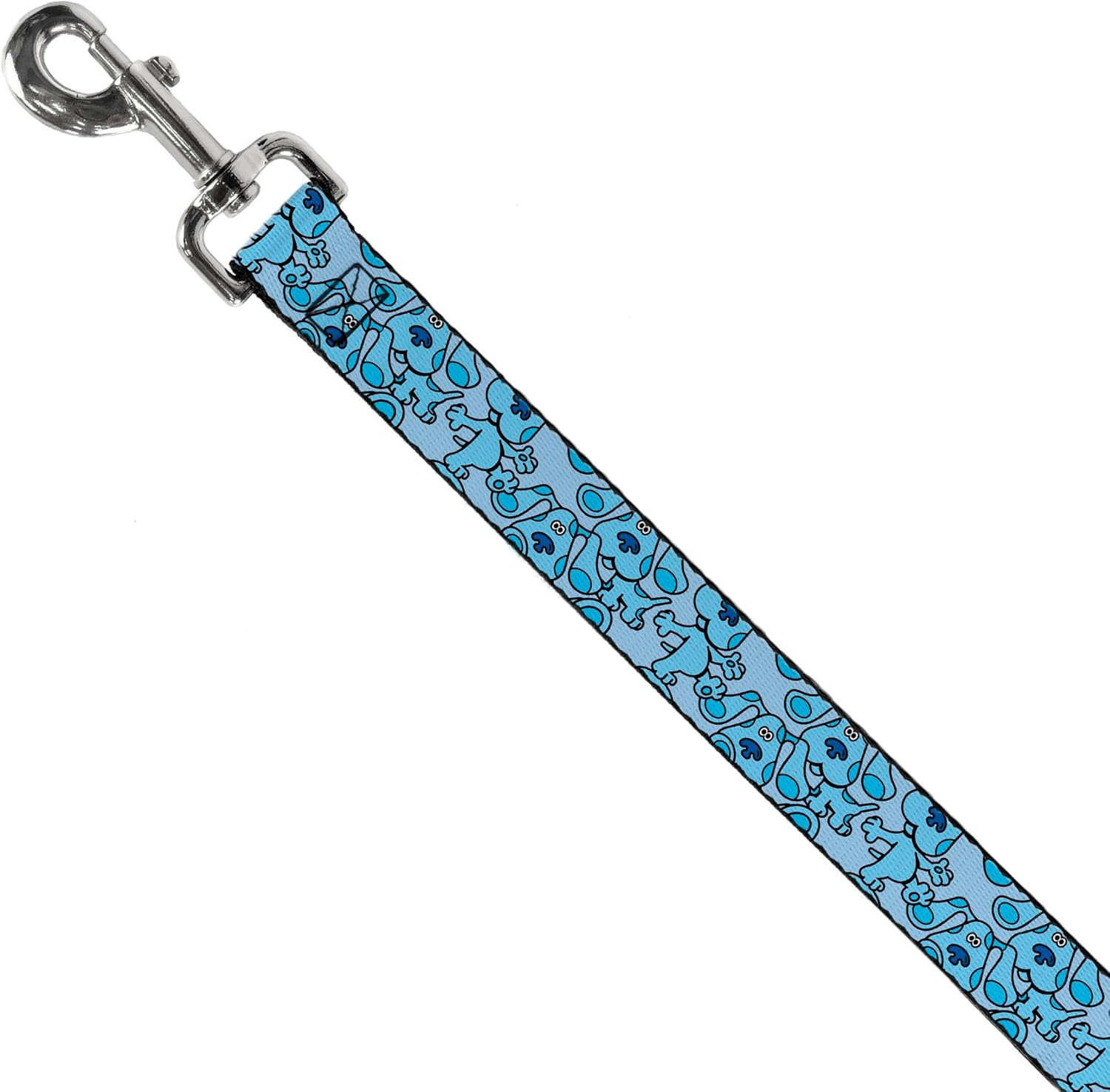Nickelodeon Pet Leash, Dog Leash, Blues Clues Blue Poses Scattered, 4 Feet Long 1.5 Inch Wide