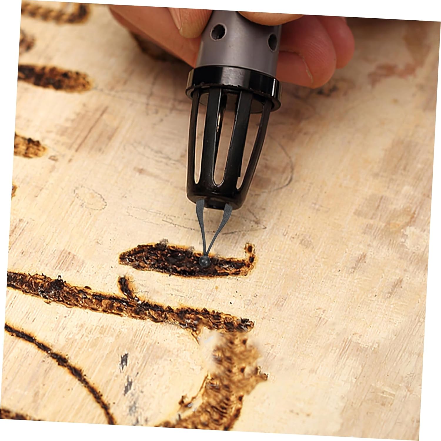 OSALADI Pyrography Pen Set for Wood Burning Replacement Wire Tips for Engraving and Shading Professional Pyrography Tool Accessories