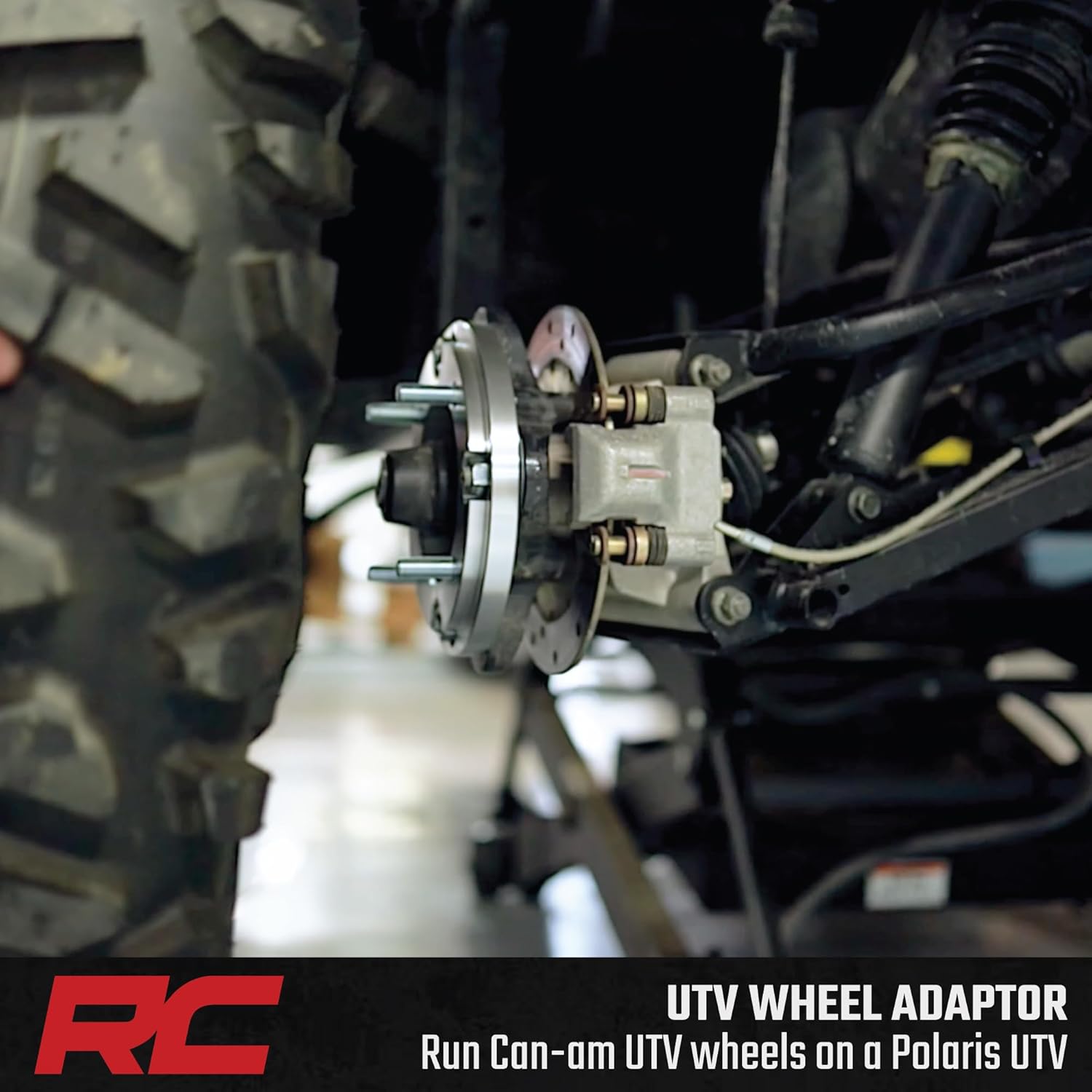 Rough Country 4x156mm to 4x136/137mm Wheel Adapters for Polaris UTV's -10097