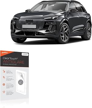 BoxWave Screen Protector Compatible with Audi 2025 Q6 e-tron MMI Passenger Display 10.9 in - ClearTouch Anti-Glare 2-Pack, Anti-Fingerprint Matte Film Skin