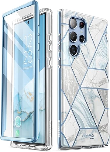 Miniatura 8 de i-Blason Serie Cosmo para Samsung Galaxy S22 Ultra 5G (versión 2022), funda protectora delgada y elegante con protector de pantalla integrado