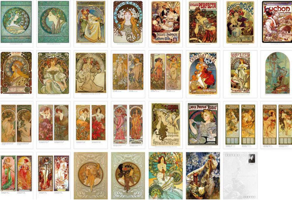 Lot 30 Cartes Postales Vierges Œuvres De Peintres Célèbres – Motifs Vintage Floraux, Idéal Vœux & Collection