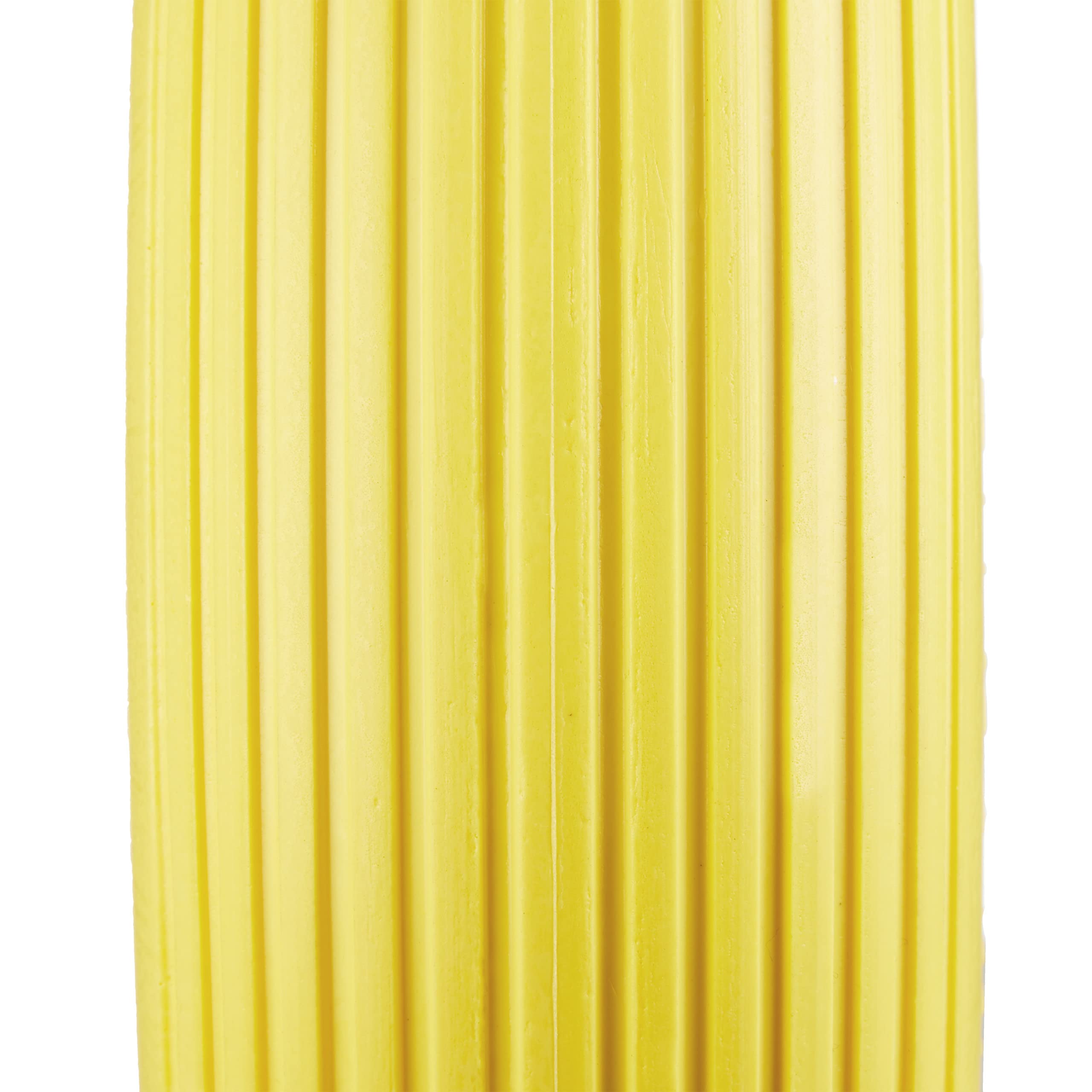 2 x Rueda Carretilla 4.00-6, Goma Maciza, Llanta de Plástico, 3 Adaptadores, Antipinchazos, 100 kg, Amarillo y Rojo