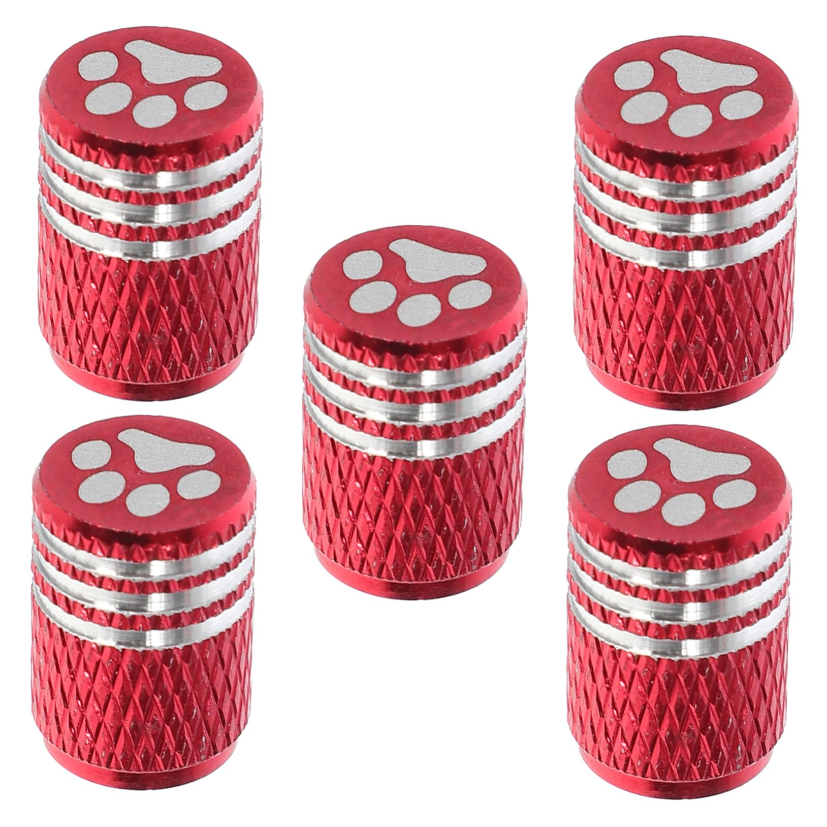 Gatuida 20pezzi Tappi Valvola Per Pneumatici Stampa Zampa Coperture Decorative Per Valvole Auto Protezione e Stile Per Tuo Veicolo