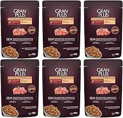 Granplus Sachê Cães Filhotes Frango 100g 6 Unid Ração Umida