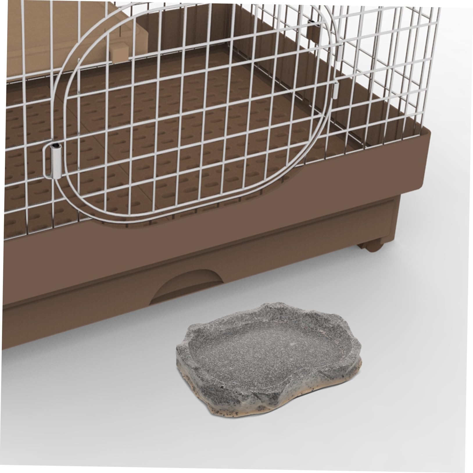 Yardwe 5 Uds Cuenco para Mascotas Cuenco De Agua para Reptiles Plato De Agua para Tortuga Plato para Gusanos De Reptil Cuenco De Alimentación para Terrario Plato De Alimentación