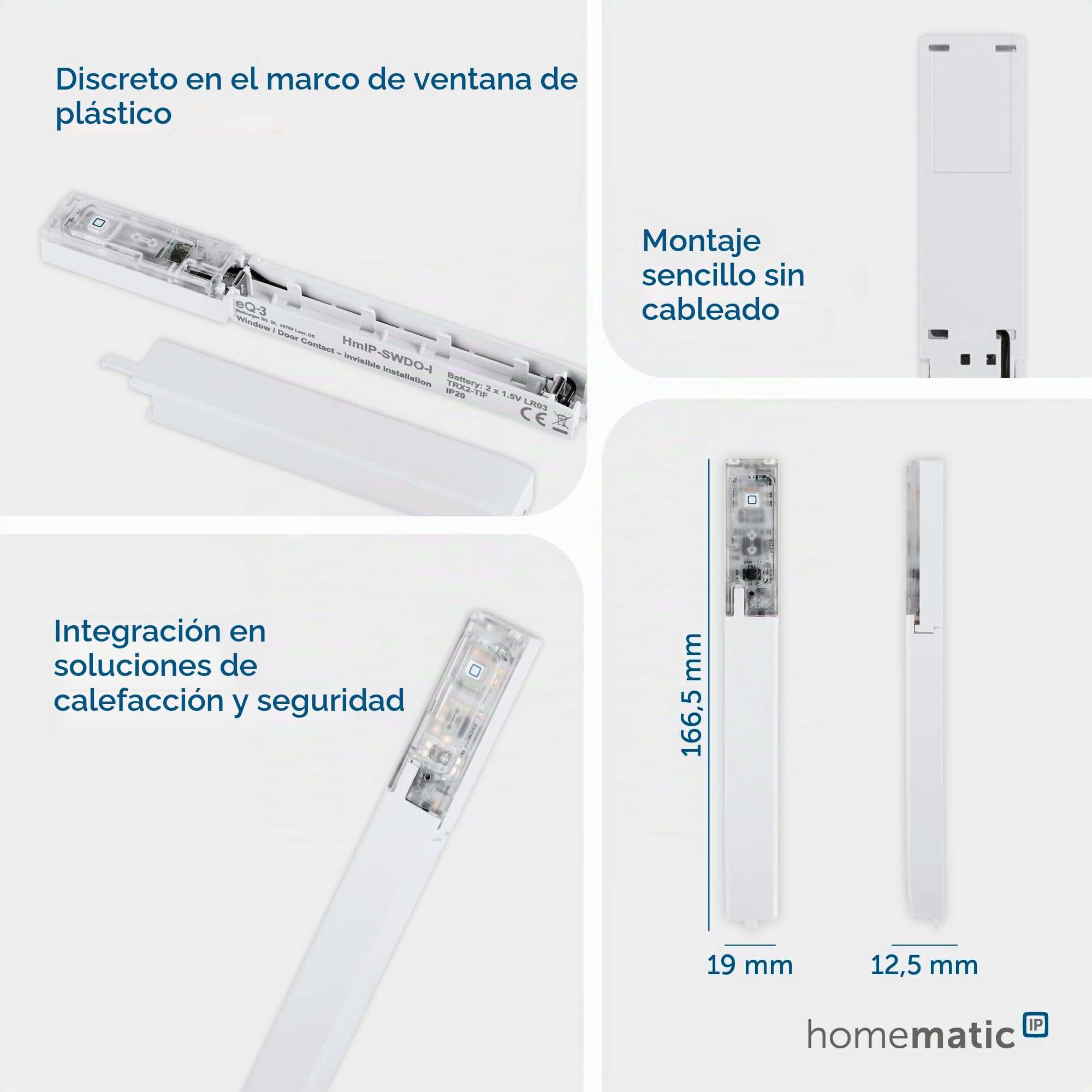HomeMatic – Contacto de Puerta y Ventanas, 151039A0