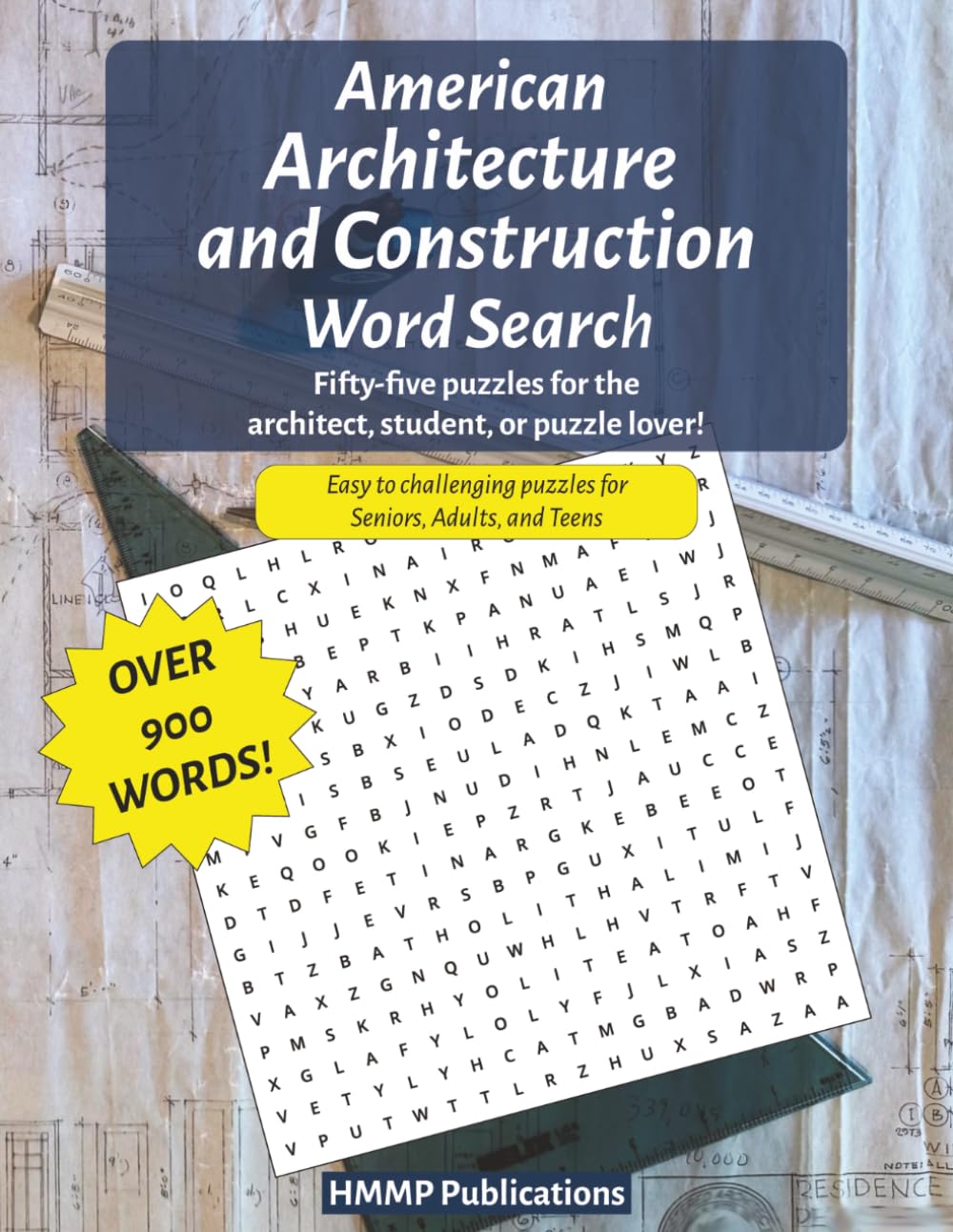 American Architecture and Construction Word Search: Fifty-five puzzles for the architect, student, or puzzle lover!