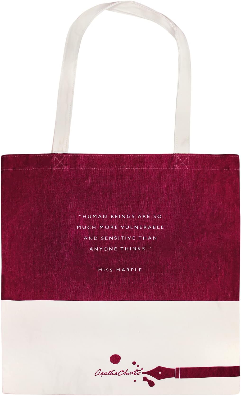 Half Moon BayAgatha Christie - Bags & Pouches - Agatha Christie Shopper Bag -A The Body In The Library, Red