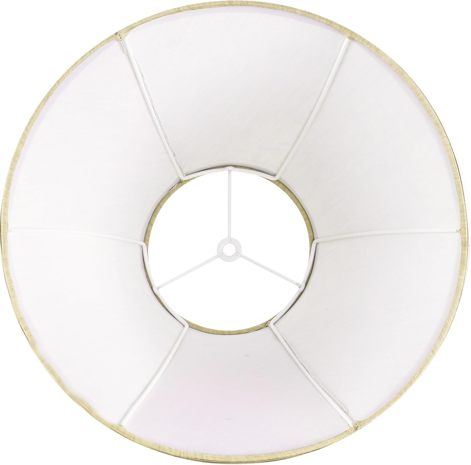 GO&SO Champagne Gold Bell Lamp Shades - 6" Top x 13" Bottom x 9.8" High(Spider) Medium Lamp Shade Replacement- Traditional Lampshade for Table Lamp, Floor & Bedside Lamp - Handmade - Easy Assembly