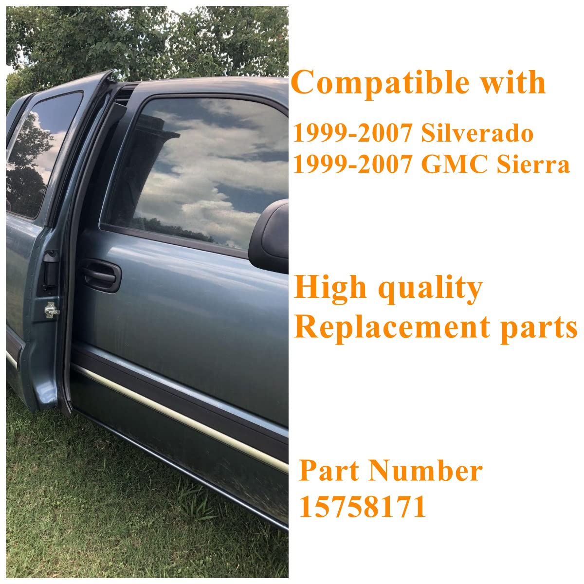 Amazon.com: ECOTRIC Extended Cab Door Handle Rear Driver Side 