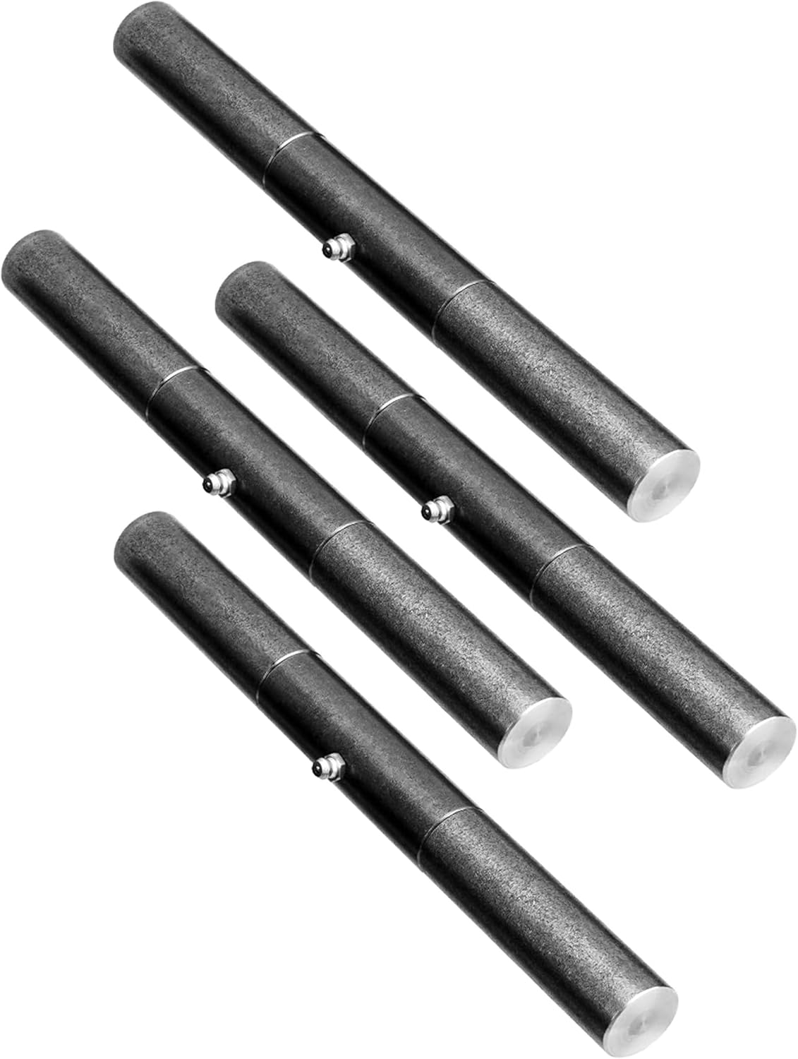 10" Weld On Trailer Ramp Hinge (Pack of 4) Heavy Steel Greasable Ramp Door Hinges, Fitting Barrel Hinge for Trailers, Ramps & Gates