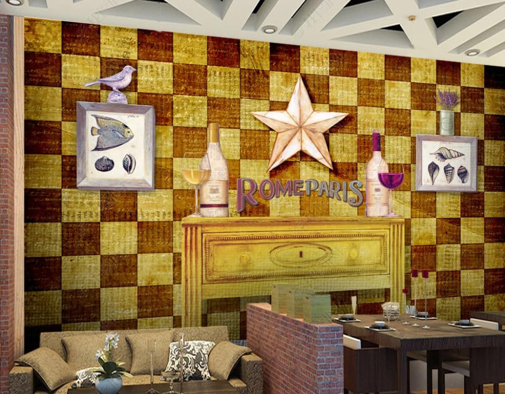 Papier peint intissé pour masquer les imperfections de mur de salon