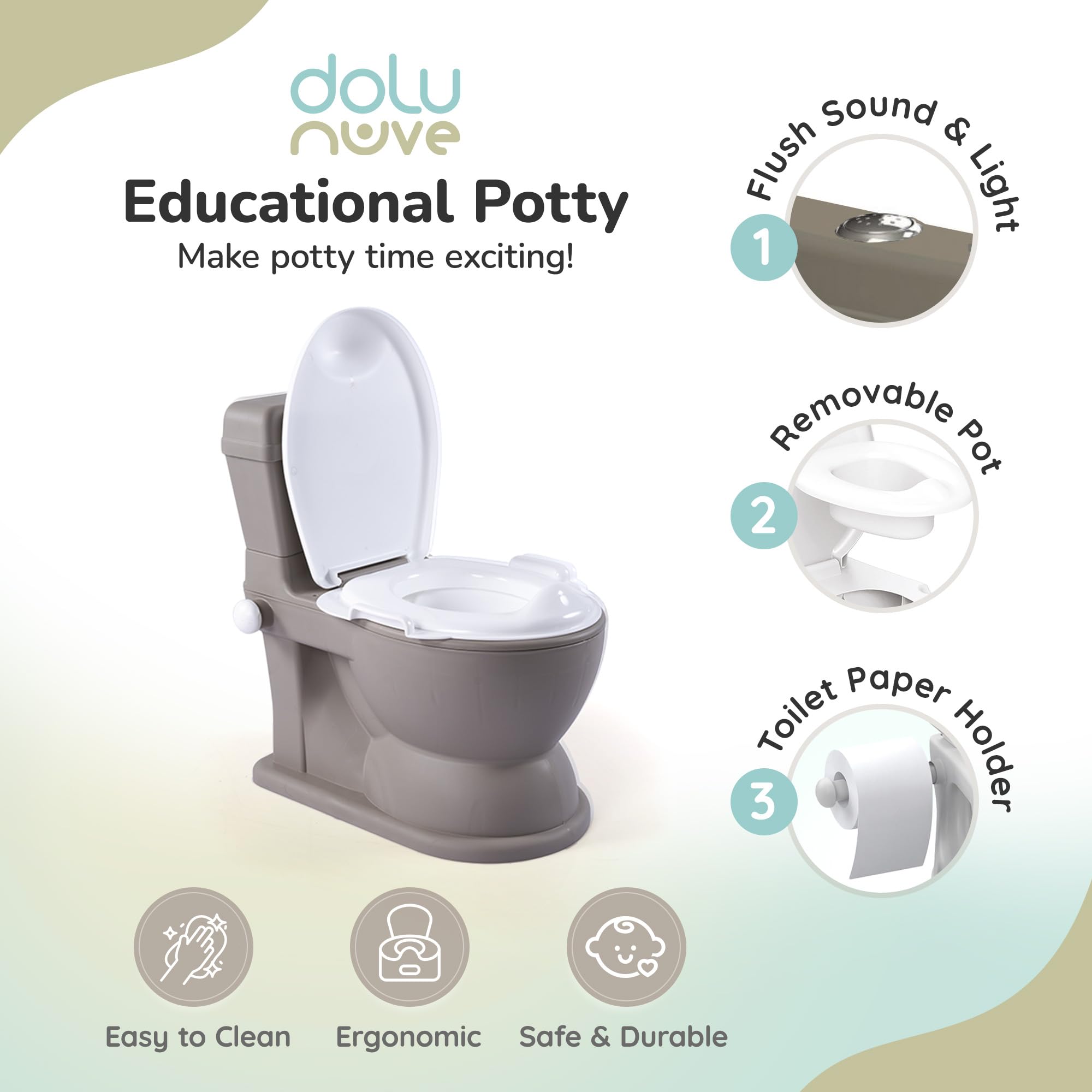 Dolu Gris Piedra XL Educativo Tarro 7564