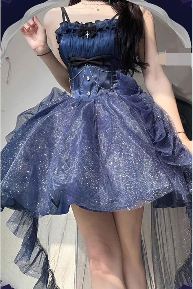 ♡ページ ロリータ春夏セットアップ❤️ひざ丈キャミソールワンピース