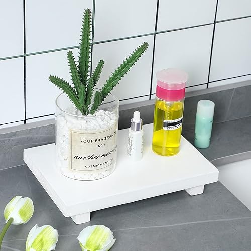 Miniatura 2 de Nuogo Bandeja elevadora de madera para jabón, bandeja de jabón para fregadero de cocina, pedestal de madera para encimera de cocina, soporte