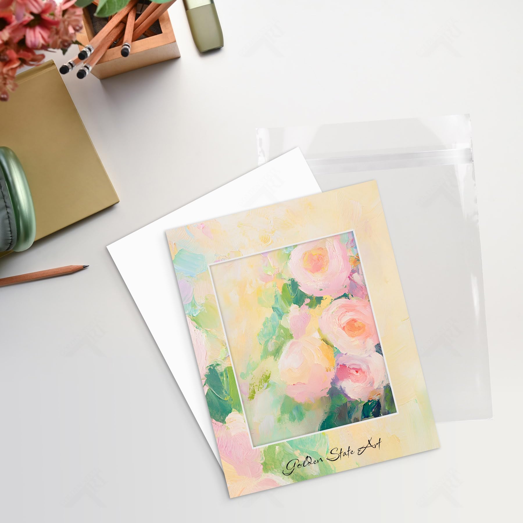 Amazon.com: Pack of 25 11x14 Black Picture Mats Mattes with White