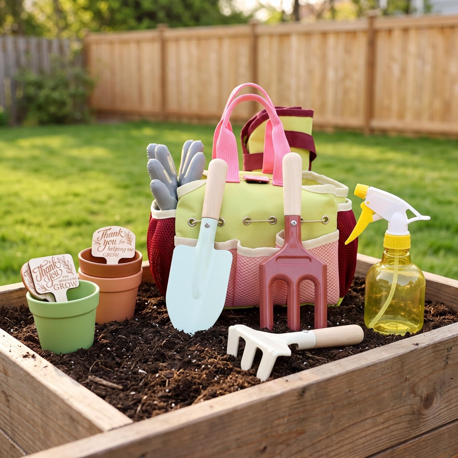Mehrteilig Gartenpfleger-Rollenspielset | Kindgerecht, Gartenspielzeug, für zimmer