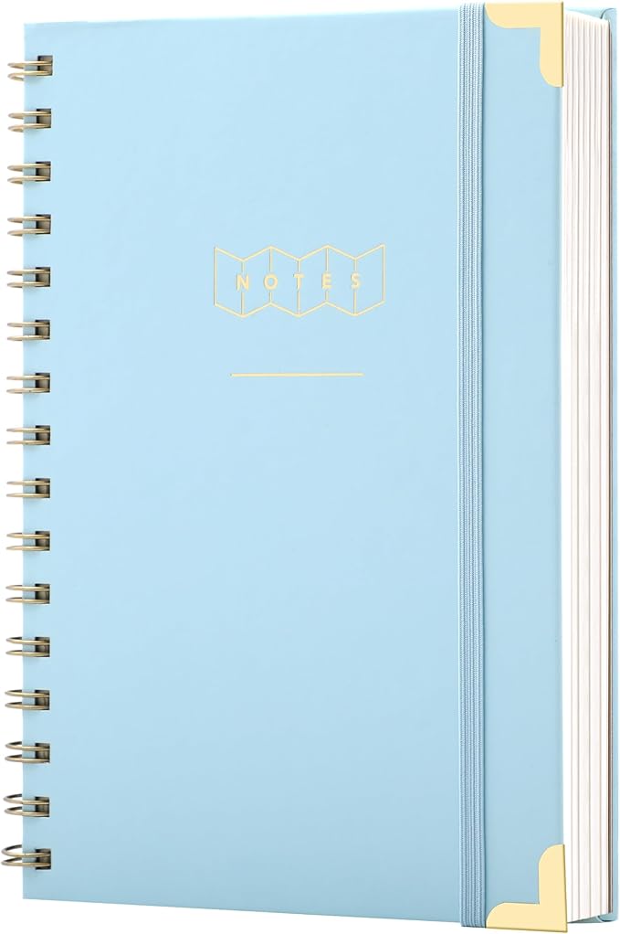 Hardcover Spiral Notebook College Ruled Notebook Journal