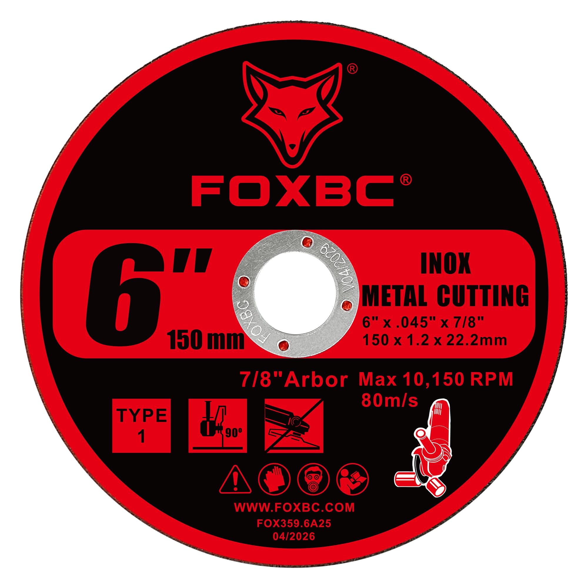 FOXBC Cut Off Wheels - 25 Pack for Metal -2