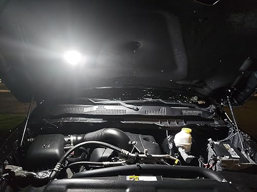 Miniatura 4 de iJDMTOY Bombillas de repuesto LED de xenón blanco 12-SMD compatibles con Dodge RAM, cargador Jeep Wrangler, Grand Cherokee, etc. Montaje de lámpara