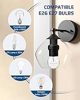 Vista 6 de DEWENWILS Portalámparas con Sensor de Luz, Portalámparas con Sensor de Anochecer a Amanecer E26 E27, Portalámparas para Luminarias, Compatible